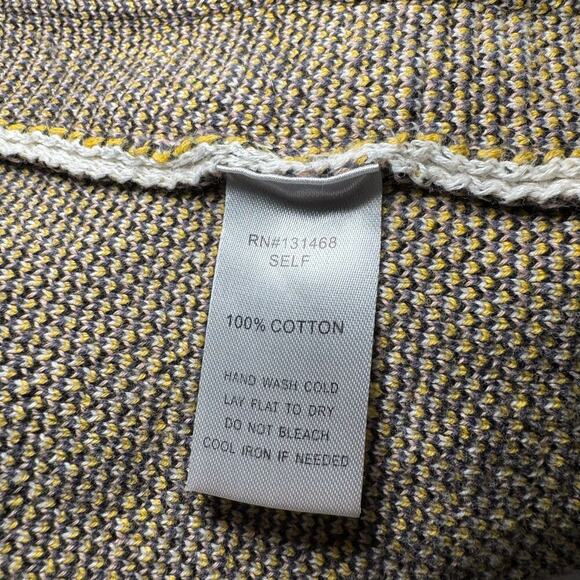 Vici Aztec Tribal Print Knit Long Sleeve Open Front Cardigan 100% Cotton Size SM - Picture 8 of 10